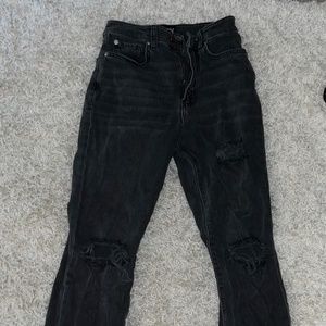 BDG Black High Rise Strech Flare Jeans